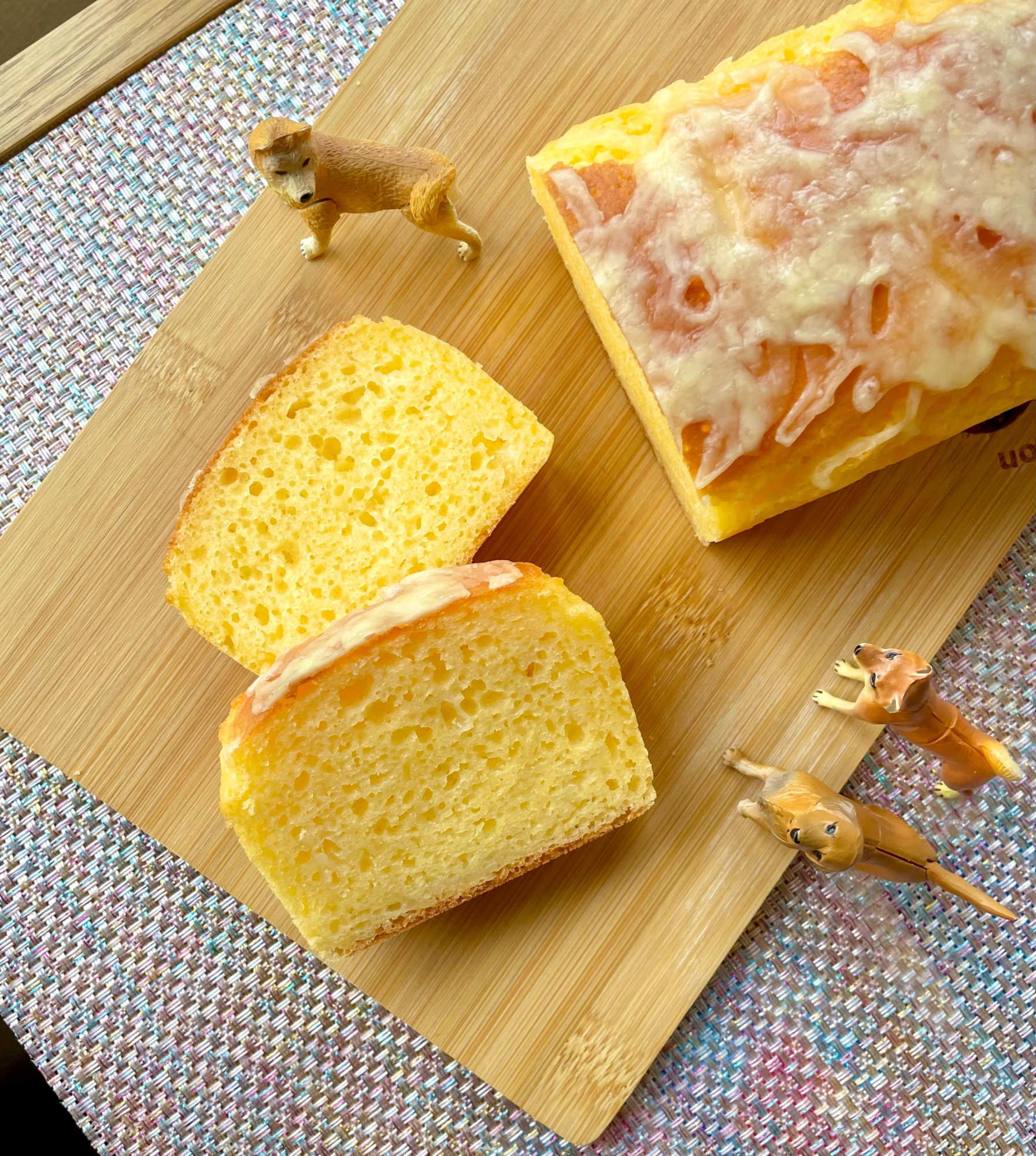 米粉で作る♡チーズ味パウンドケーキ