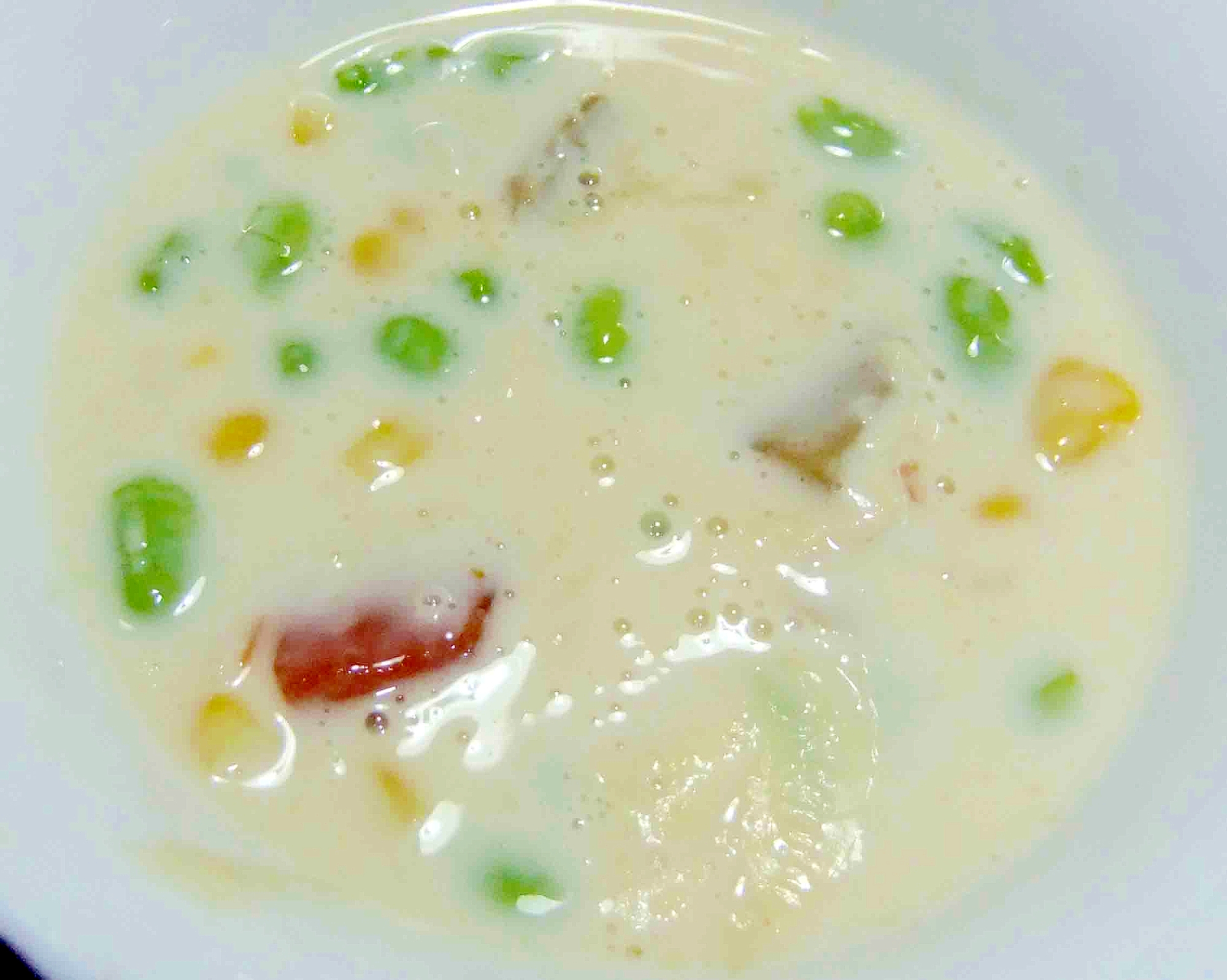 お野菜色々簡単豆乳スープ