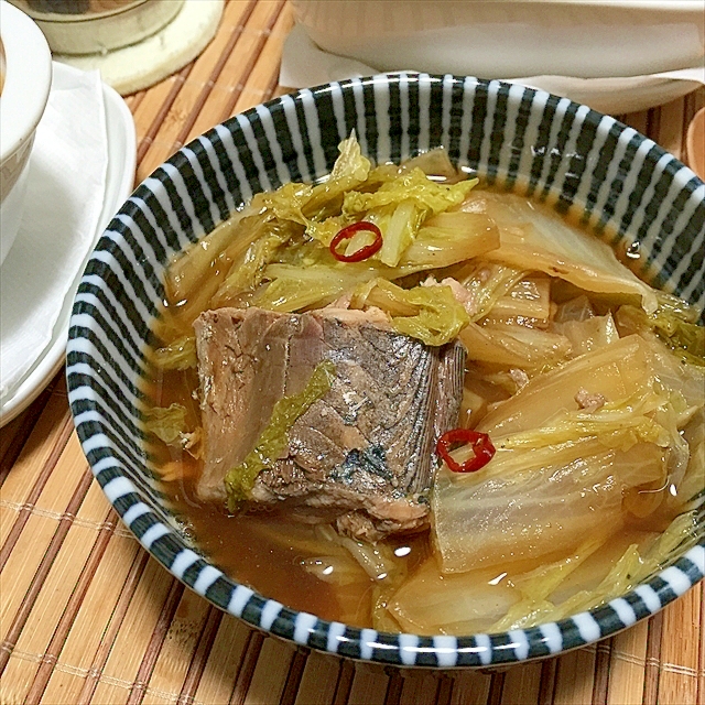 さば缶ぱっかん白菜ばっかり煮