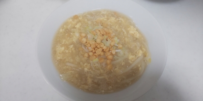 食感のアクセントに、揚げ玉トッピングしてみました♪

ポカポカ美味しかったです＾＾