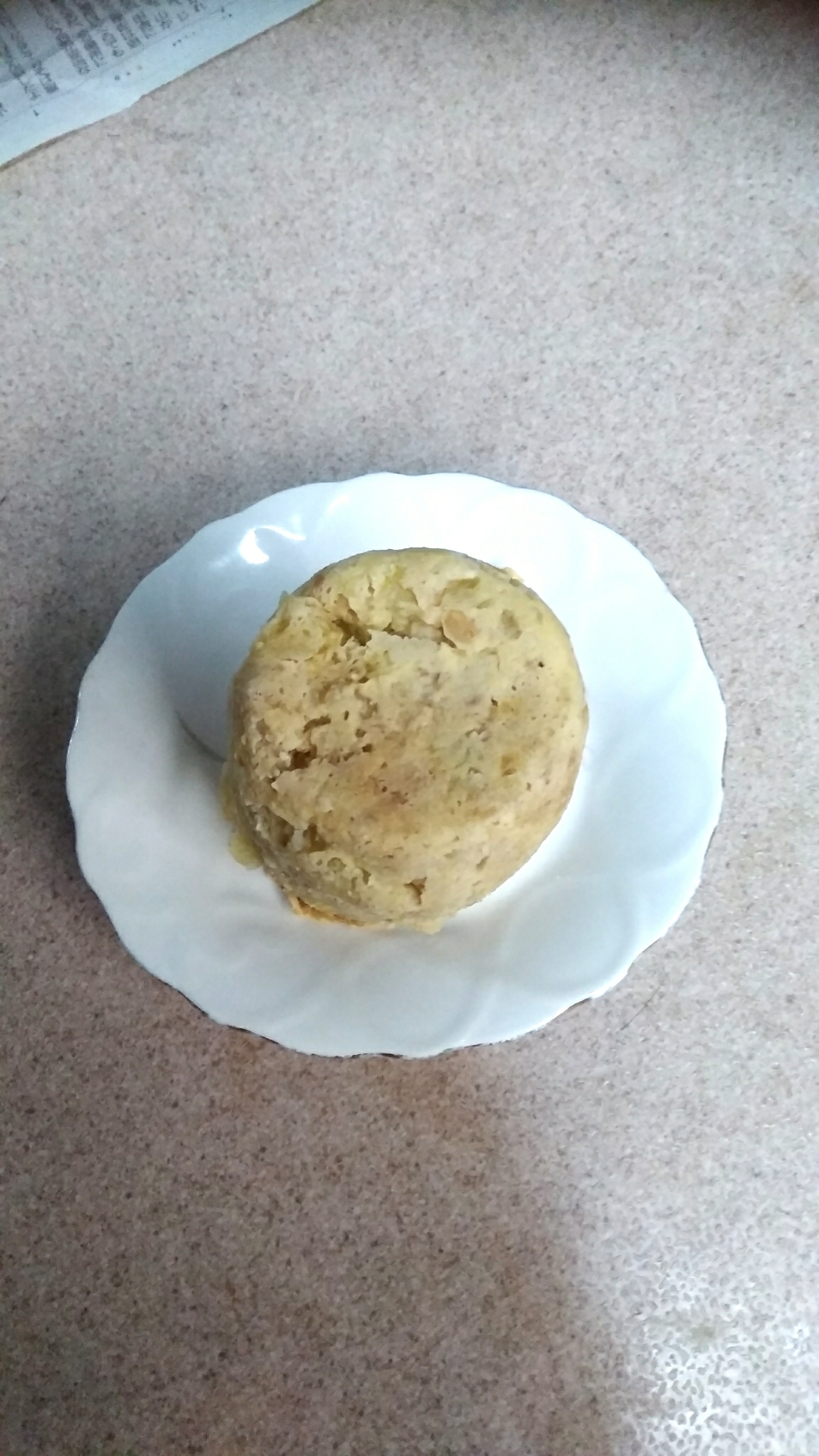 レンジでオートミール蒸しパン