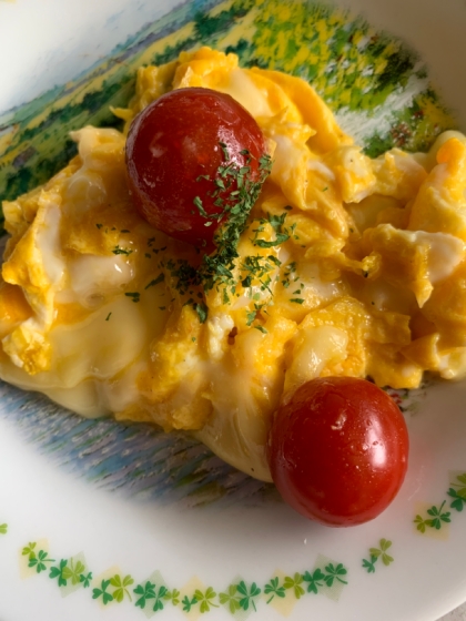 トマトとイタリアントマトの代わりにミニトマトと乾燥パセリで。
とろっとろで美味しかったです♪