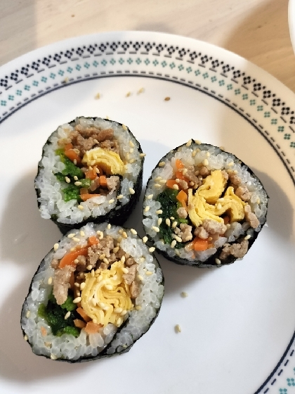 手作りキンパ（韓国風海苔巻き）