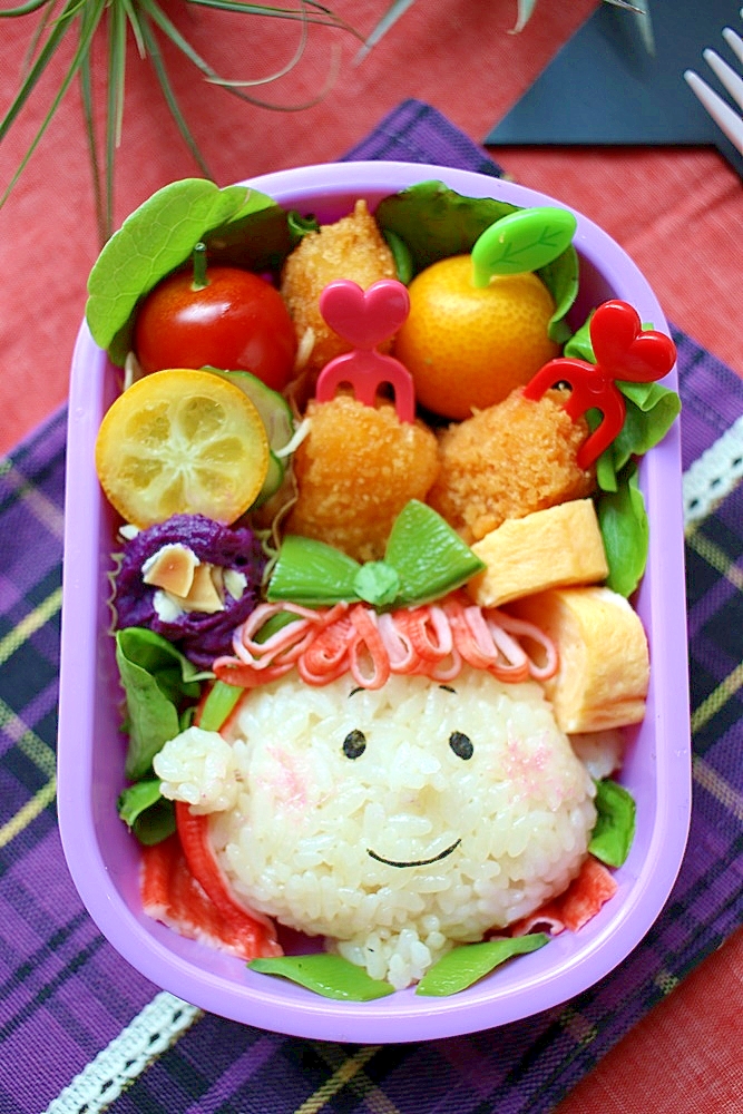 I Love スヌーピー 赤毛の女の子弁当 レシピ 作り方 By Asami Obento 楽天レシピ