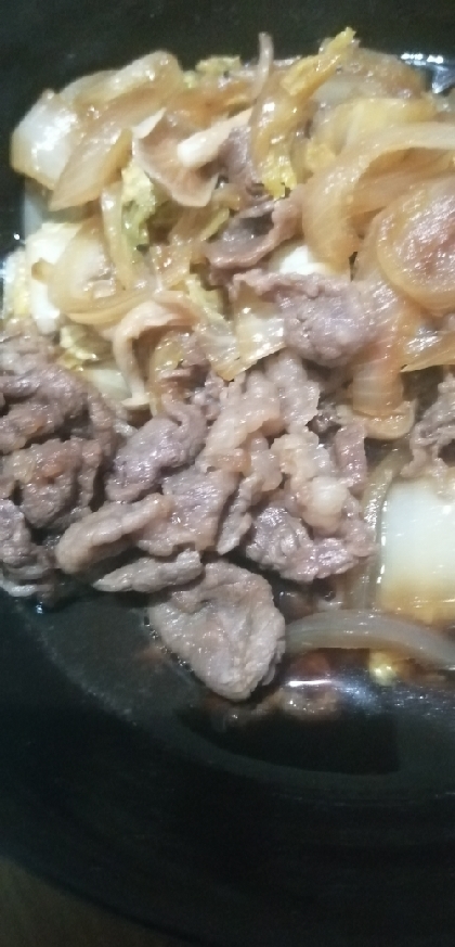 オーソドックスな国産和牛の牛丼