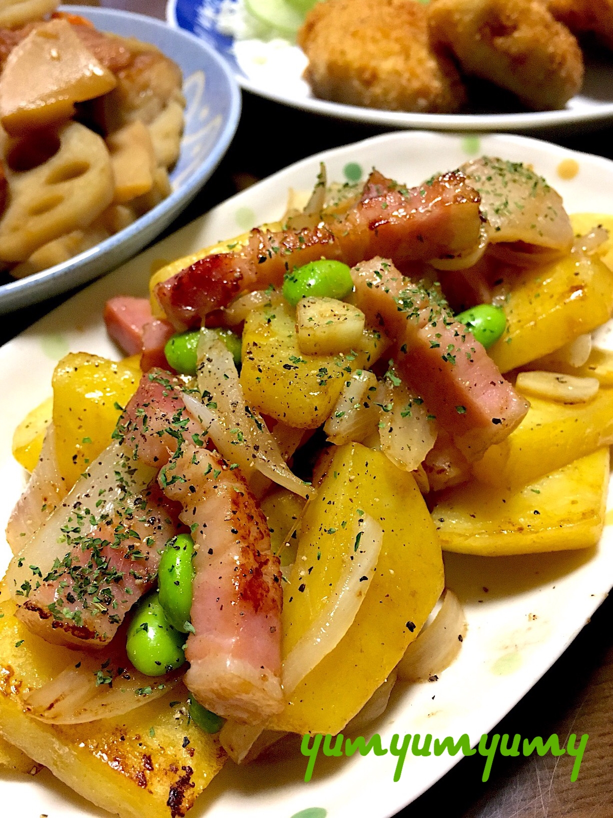 ジャーマンポテトです☆シンプル素材で作る安定の味♪