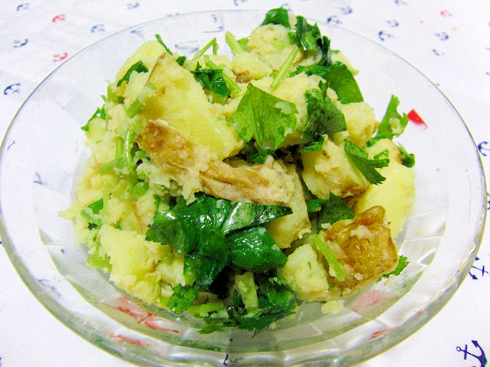 三つ葉で爽やか ポテトサラダ レシピ 作り方 By ひーじゃーまん 楽天レシピ 三つ葉で爽やか ポテトサラダ レシピ 作り方 By ひーじゃーまん 楽天レシピ