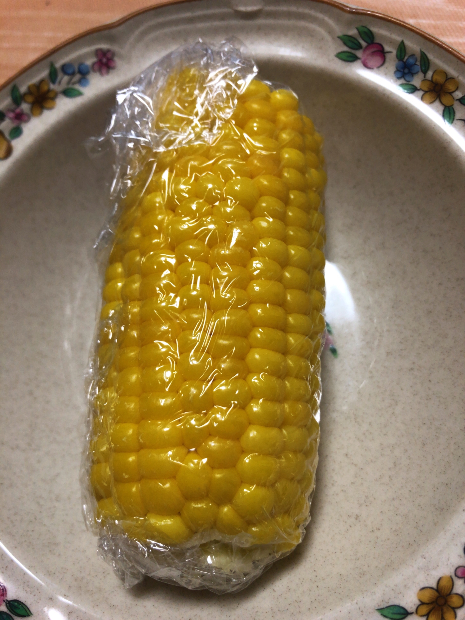 電子レンジでとうもろこし