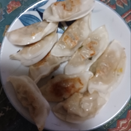 野菜をたっぷり食べる餃子