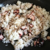 チューブでお手軽 たこねぎ醤油ガーリックライス レシピ 作り方 By Kuuuma 楽天レシピ