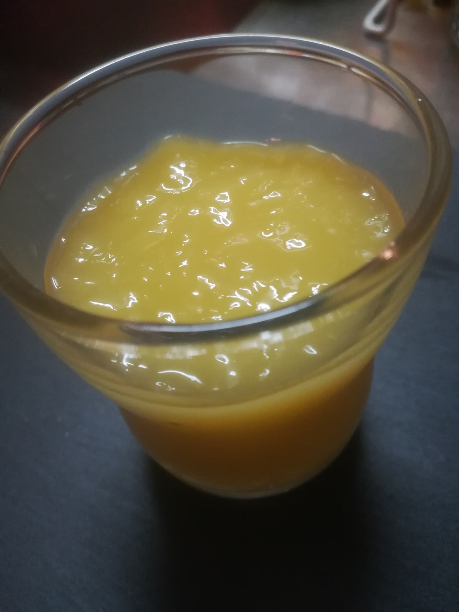 100%オレンジジュースで簡単デザート★