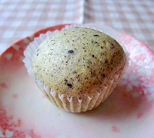 黒すりごまの蒸しパン