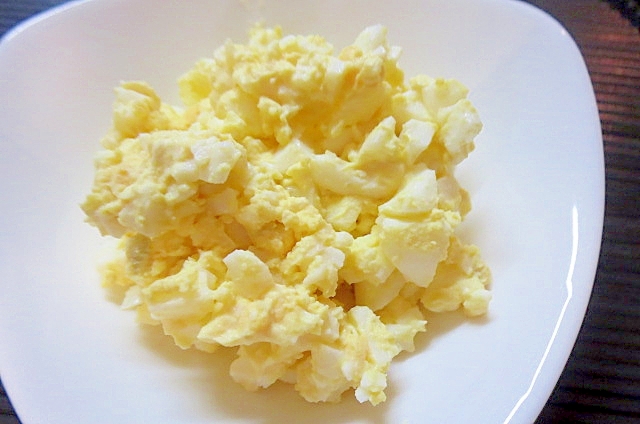 クリームチーズの卵サラダ