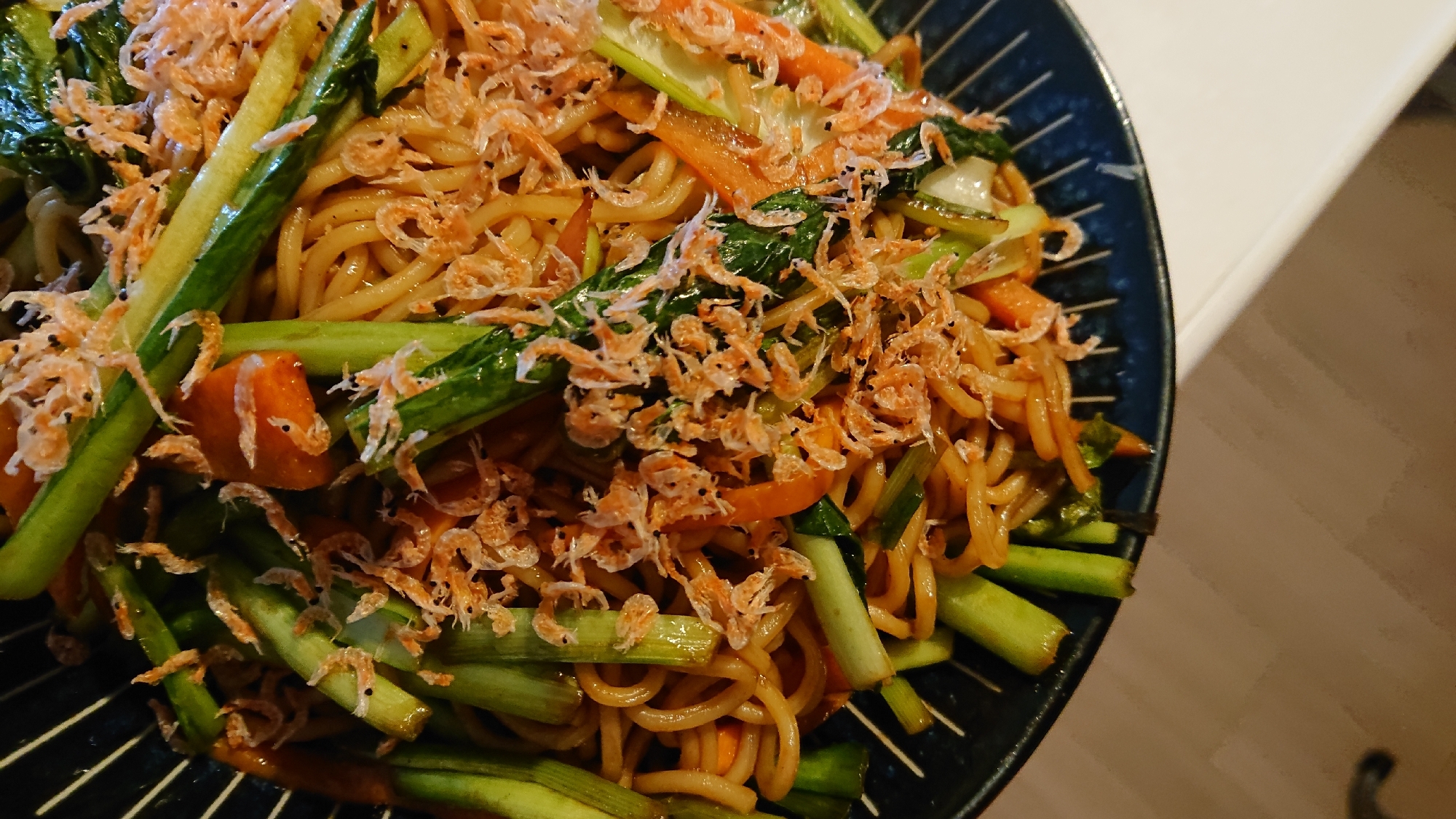 天かすエビ焼きそば