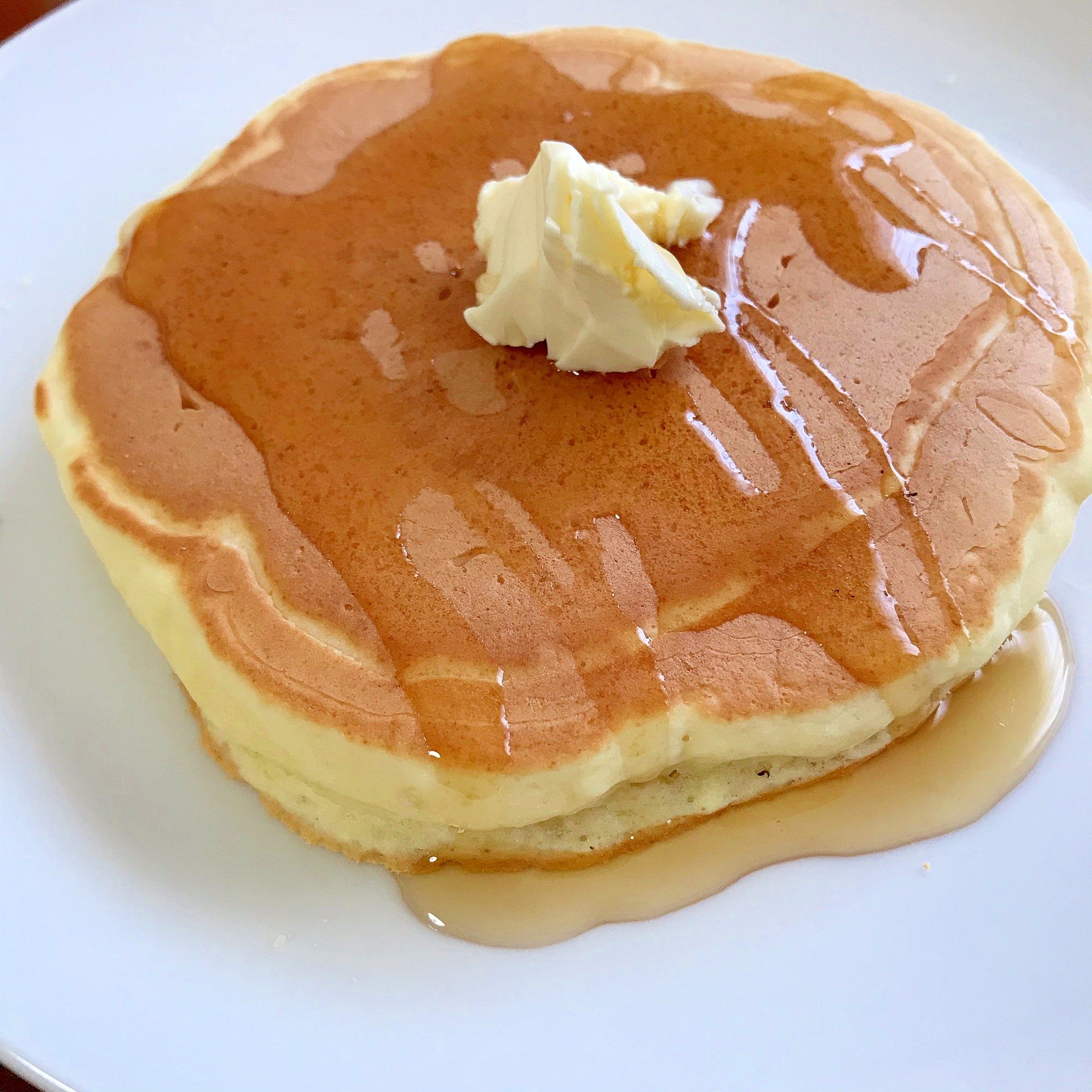 メレンゲでふわふわホットケーキ