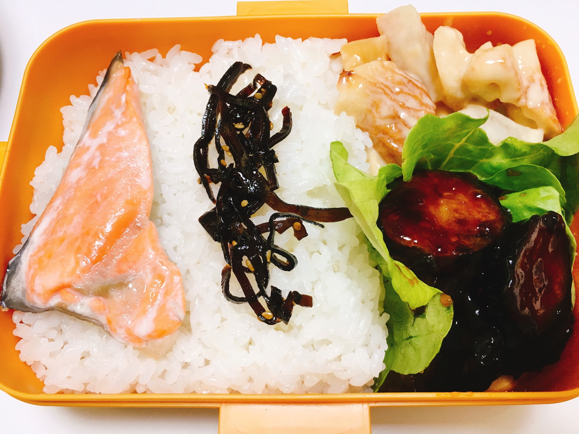 Qc10分弁当 鮭と照り焼きナスのお弁当 レシピ 作り方 By もりく 楽天レシピ Qc10分弁当 鮭と照り焼きナスのお弁当 レシピ 作り方 By もりく 楽天レシピ