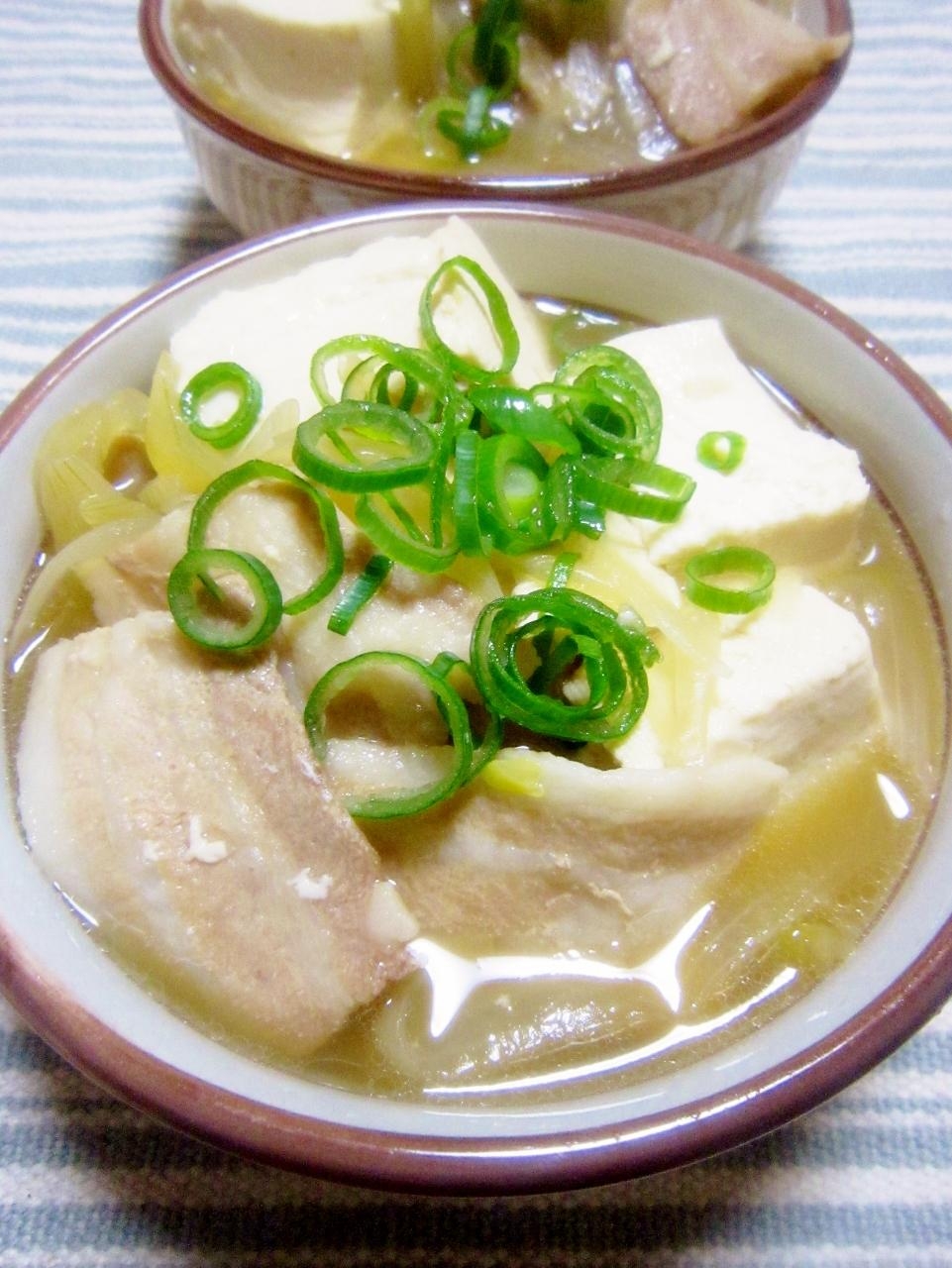 【簡単なのに本格】豚バラ肉豆腐