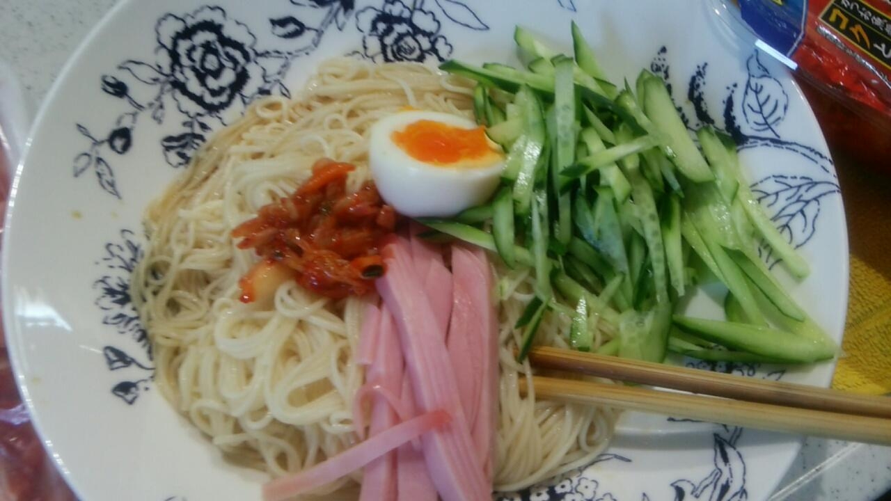 冷麺風？そうめん