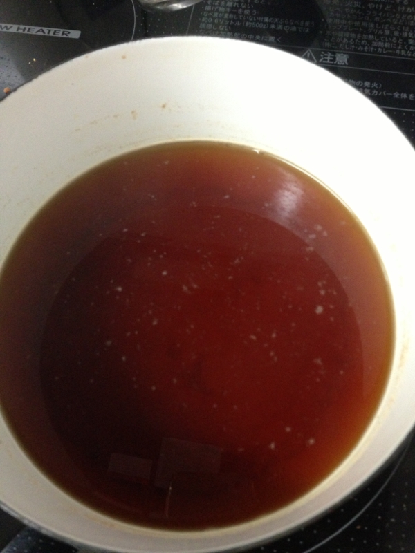 温かいうどん&温かいそばのつゆ