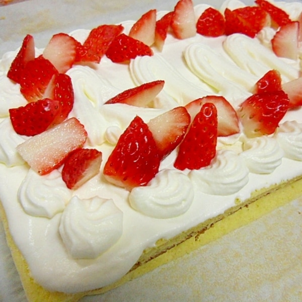 コツ無し簡単 四角いいちごショートケーキ レシピ 作り方 By ミスチバス 楽天レシピ コツ無し簡単 四角いいちごショートケーキ レシピ 作り方 By ミスチバス 楽天レシピ