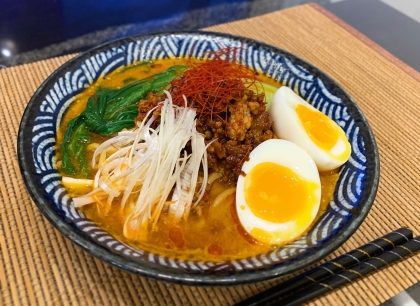 初めて担々麺作りました！美味しくて、すごく好評でした。