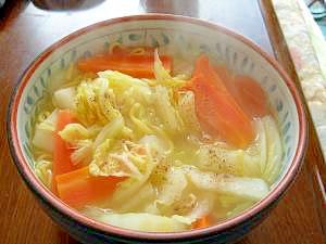 私の野菜たっぷり昼食