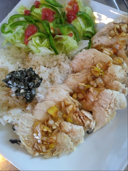 炊飯器にお任せ！シンガポールチキンライス