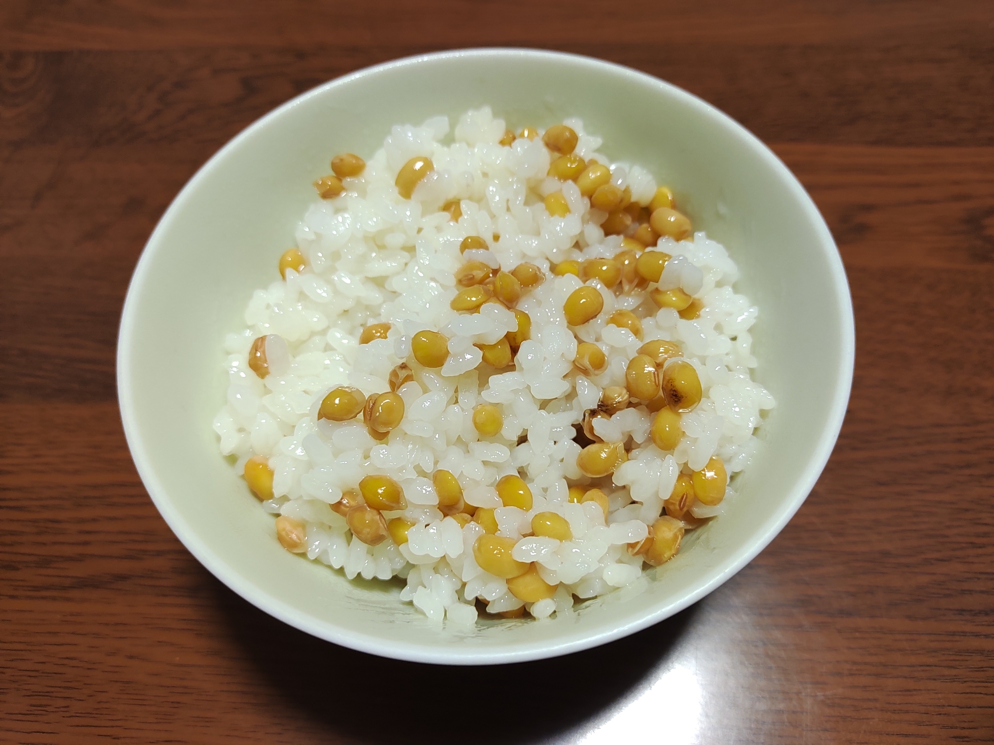 極小大豆で作るヘルシーご飯