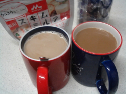 ☆牛乳がなくてもＯＫ♪　スキムミルク紅茶☆
