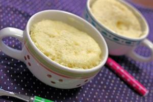 めっちゃ簡単 レンジでしっとりマグカップケーキ レシピ 作り方 By Chako07 楽天レシピ