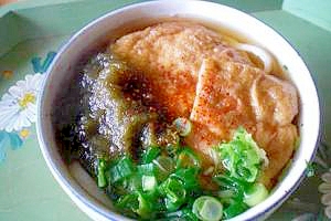 甘辛おアゲが大好き　「きつねうどん」　　　♪♪