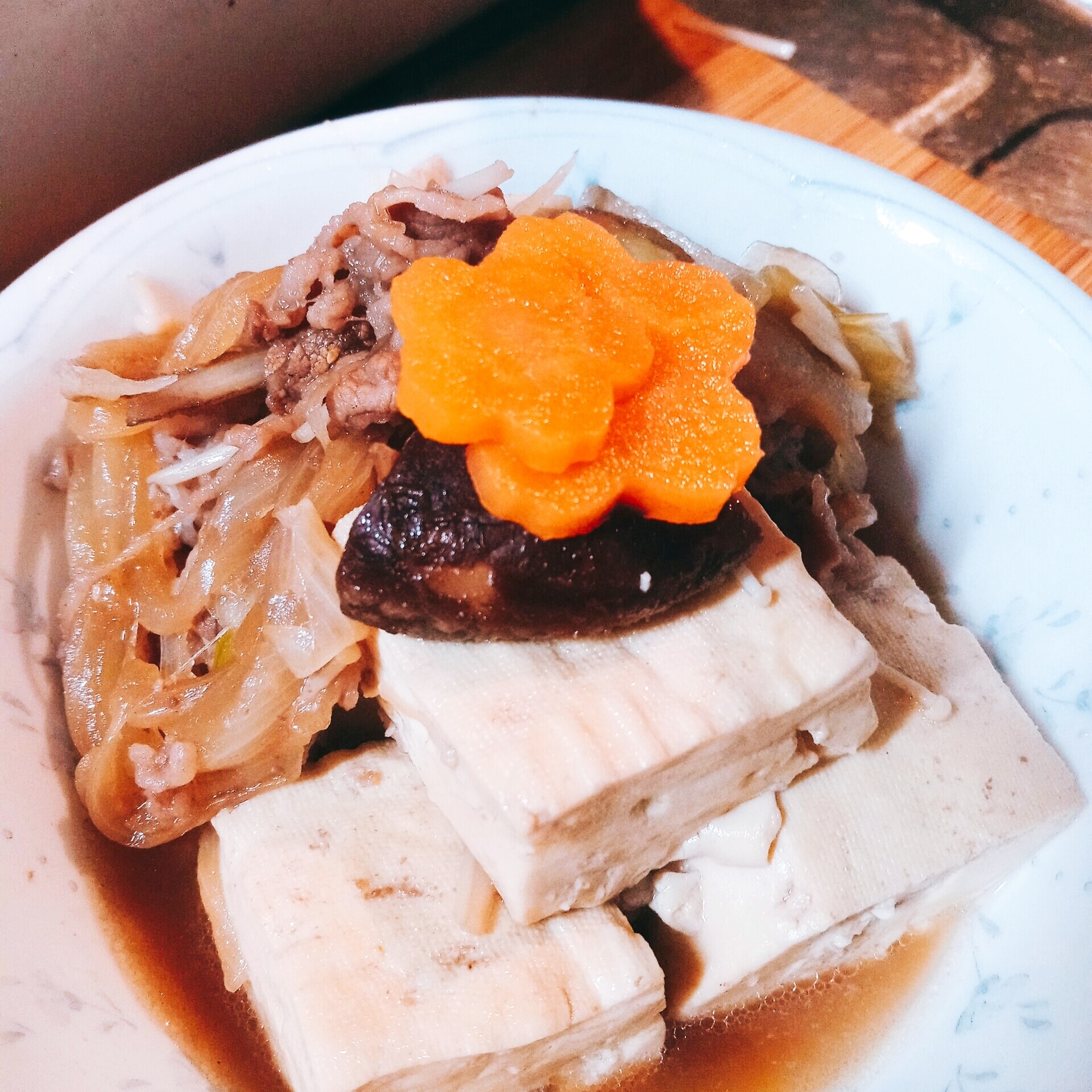 【肉】肉豆腐(デイサービス調理)