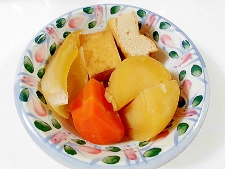 じゃがいも にんじん 玉ねぎ 厚揚げの煮物 レシピ 作り方 By V るん 0394 楽天レシピ じゃがいも にんじん 玉ねぎ 厚揚げの煮物 レシピ 作り方 By V るん 0394 楽天レシピ