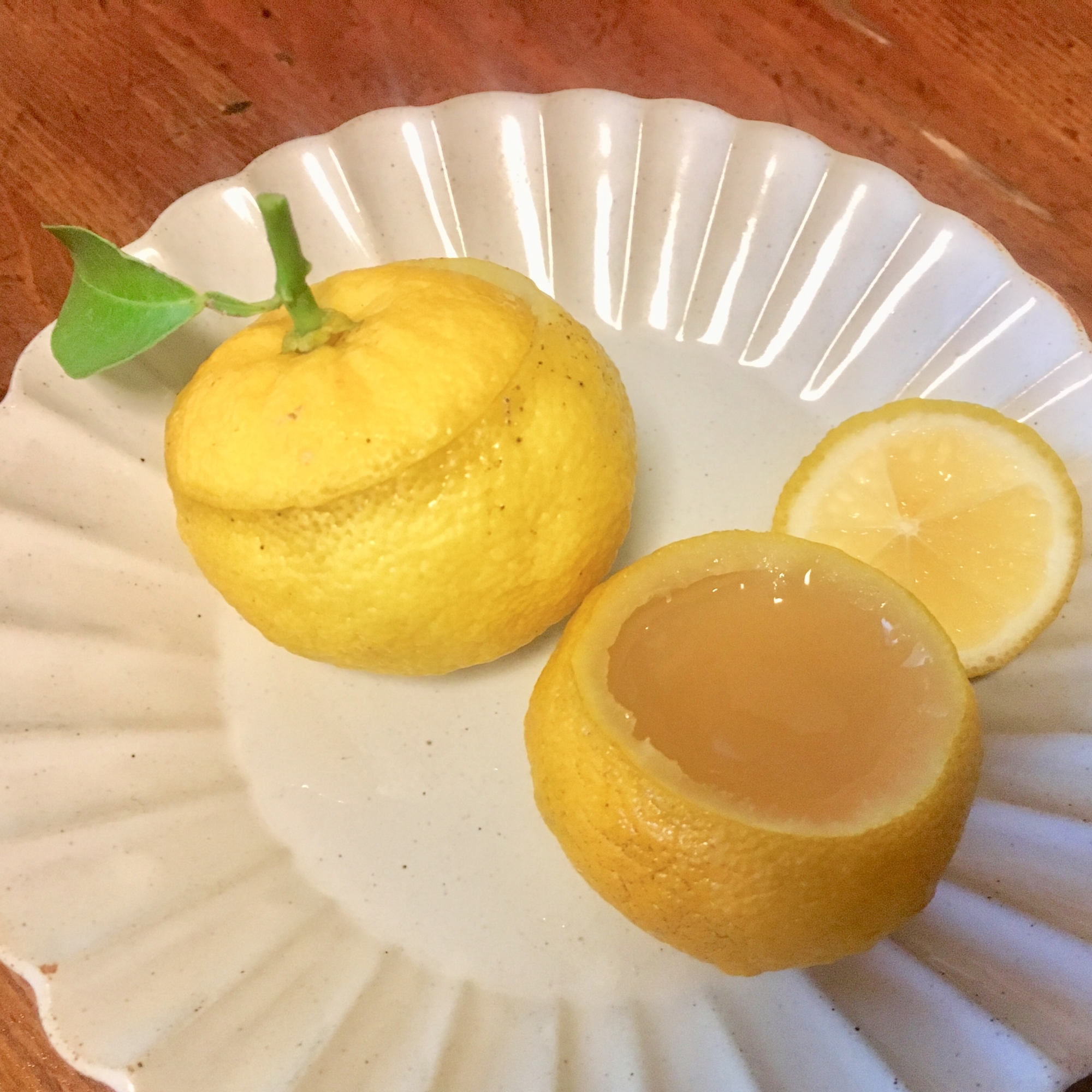 おもてなしにもぴったりな かわいいゆず寒天 レシピ 作り方 By 米食うすずめ 楽天レシピ