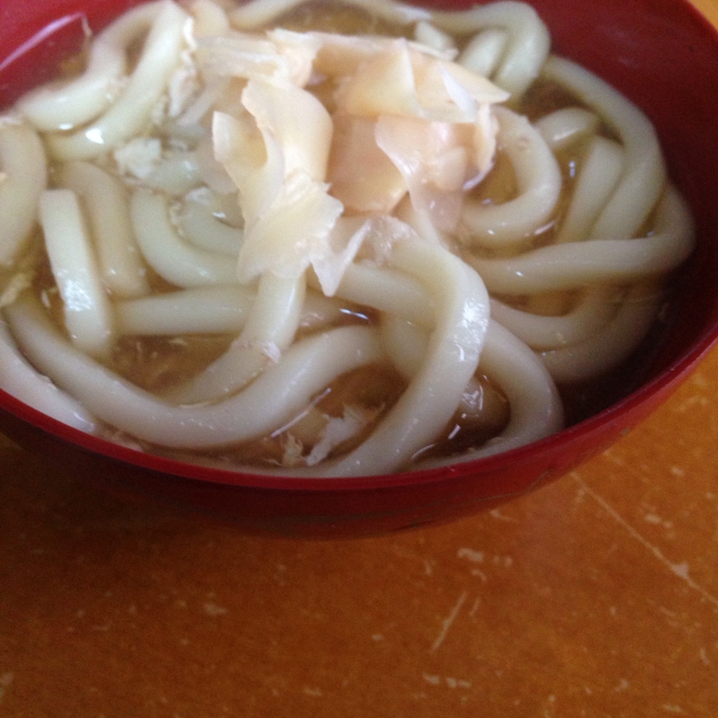 あったか(*^^*)ガリのさっぱり★うどん★