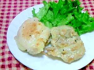 ガーリック風味チキンの蒸し焼き