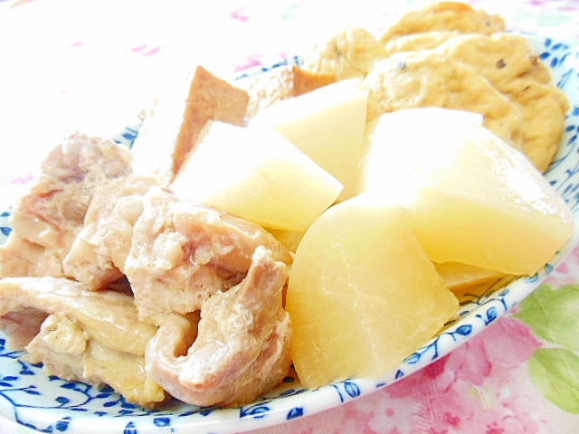 炊飯器de❤練り物と大根と鶏の玉葱スープ煮❤