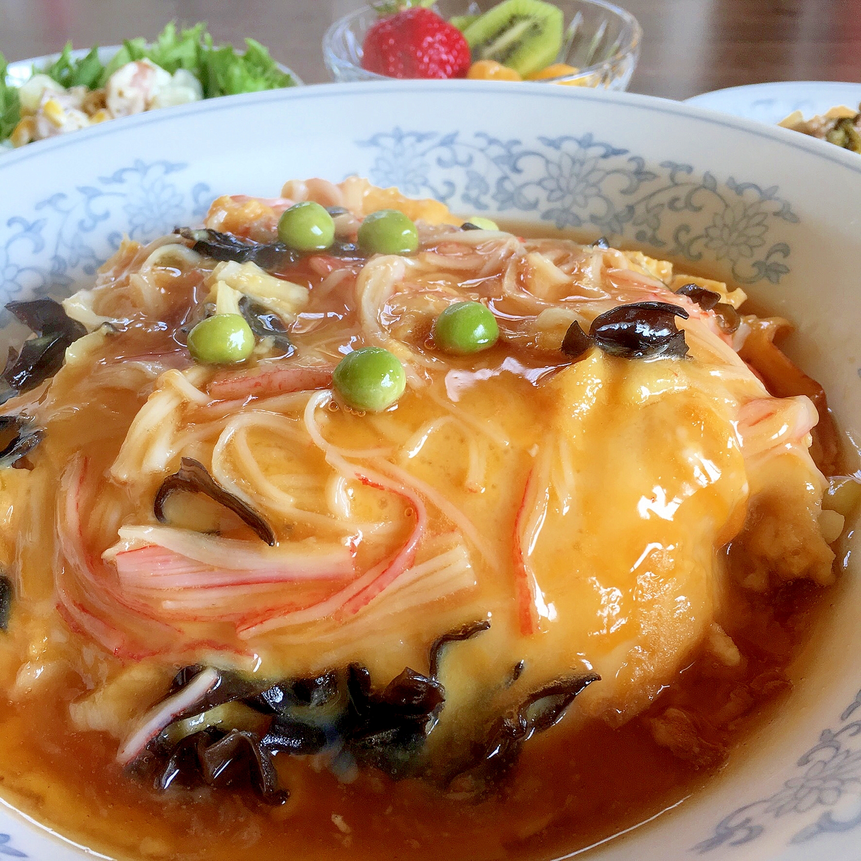 天津飯（かに玉丼）