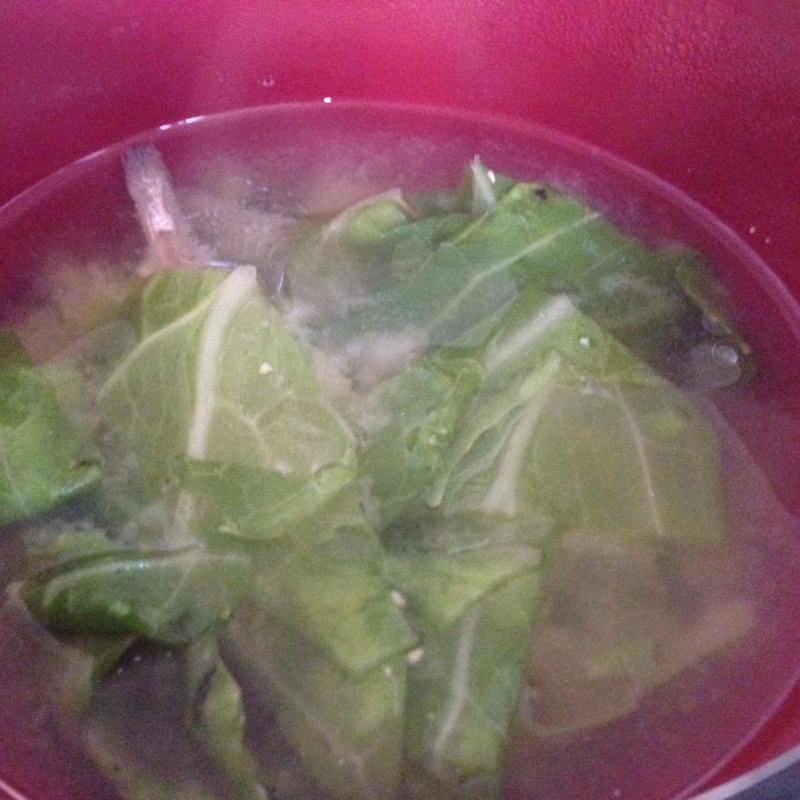 煮干し出汁の和風キャベツスープ
