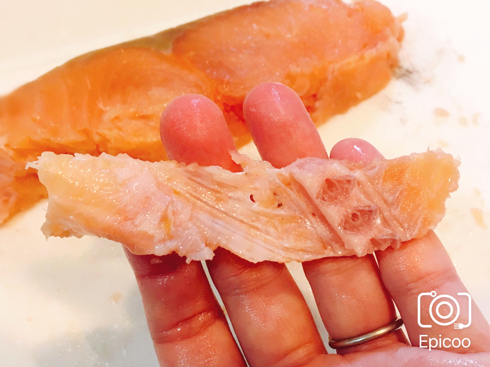 初心者さんも簡単 鮭の皮 骨取り方法 レシピ 作り方 By 新米幸せママ 楽天レシピ