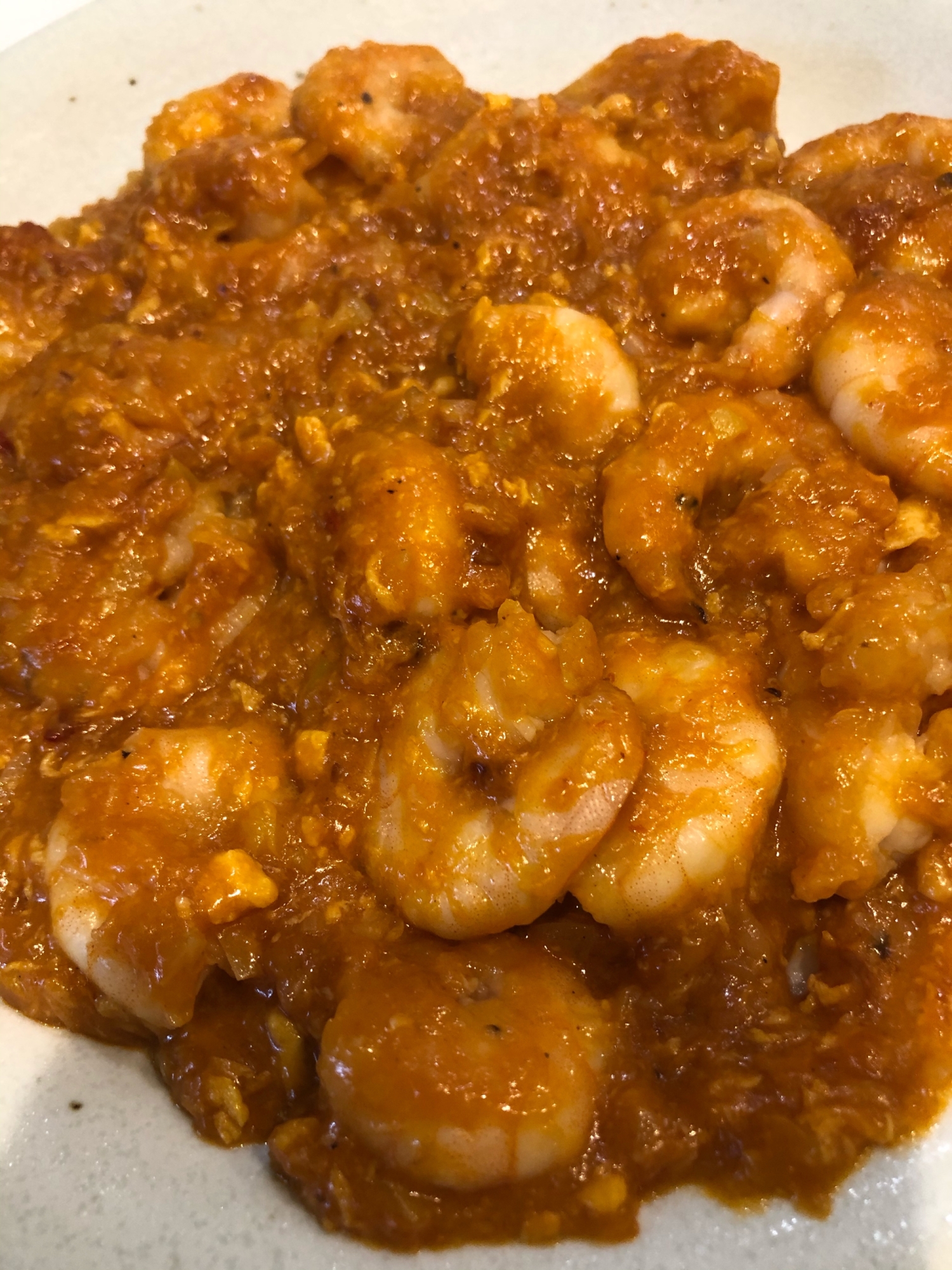 海老がプリっぷり☆海老のチリソース