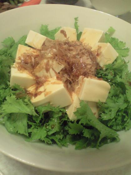簡単サラダ ワサビ菜の豆腐サラダ レシピ 作り方 By ぼらぼら 楽天レシピ 簡単サラダ ワサビ菜の豆腐サラダ レシピ 作り方 By ぼらぼら 楽天レシピ