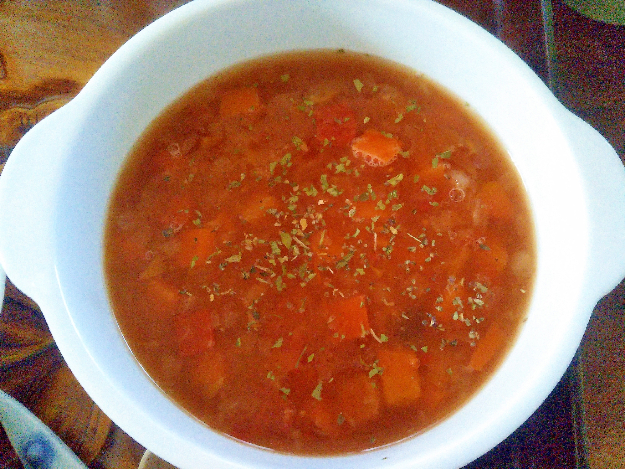 ダイス野菜スープ