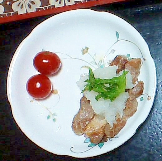 牛ヒレ肉の塩レモンおろし