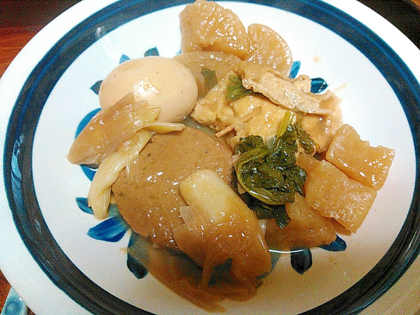 長ネギと大根葉入り★おでん