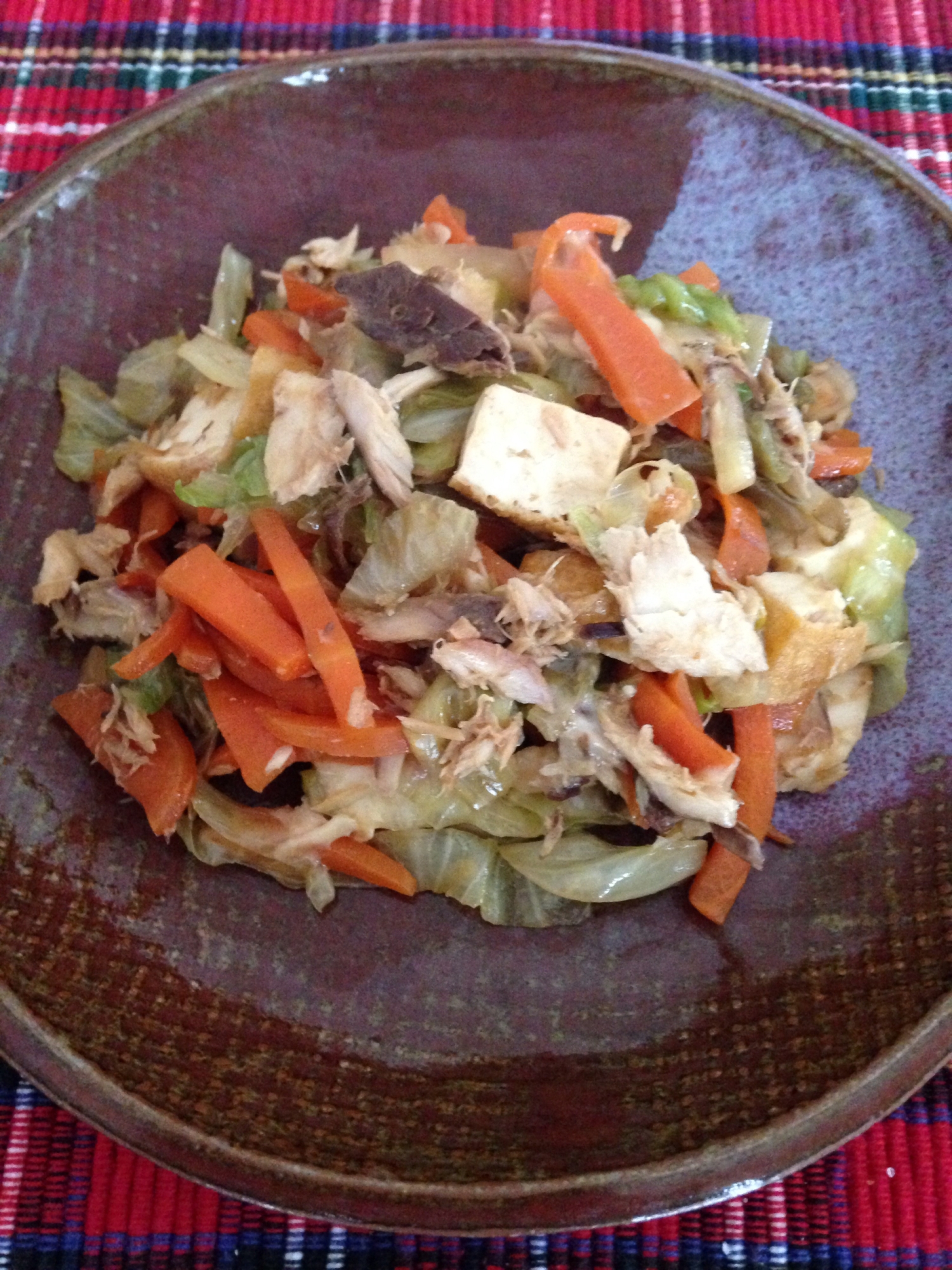 おつまみに最高！焼き鯖のほぐしと野菜のおかず