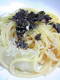 しらすと白菜のさっぱりパスタ