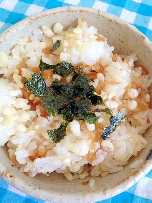 簡単ランチ！なめたけ＆天かす丼♪