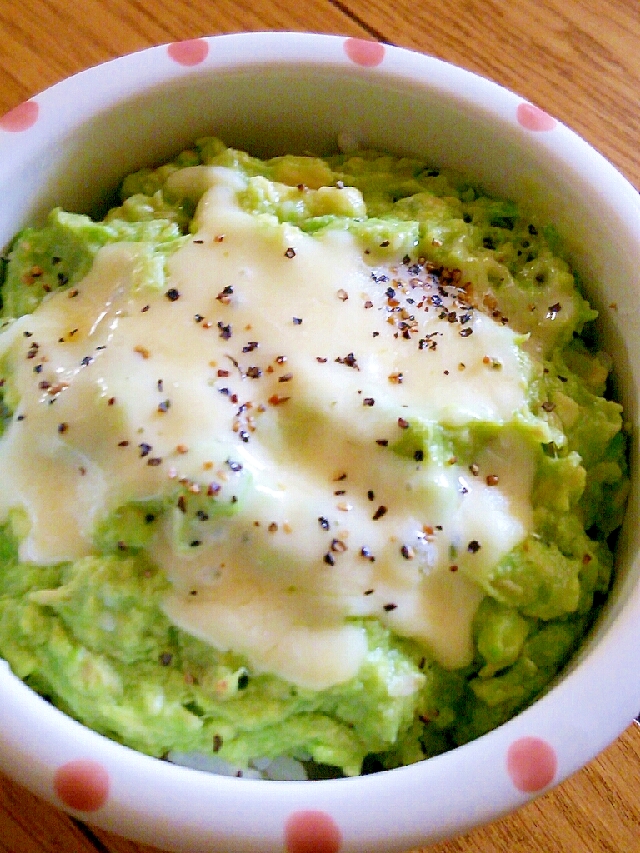 幼児食にも アボカドのチーズドリア レシピ 作り方 By にゃんこすけ321 楽天レシピ