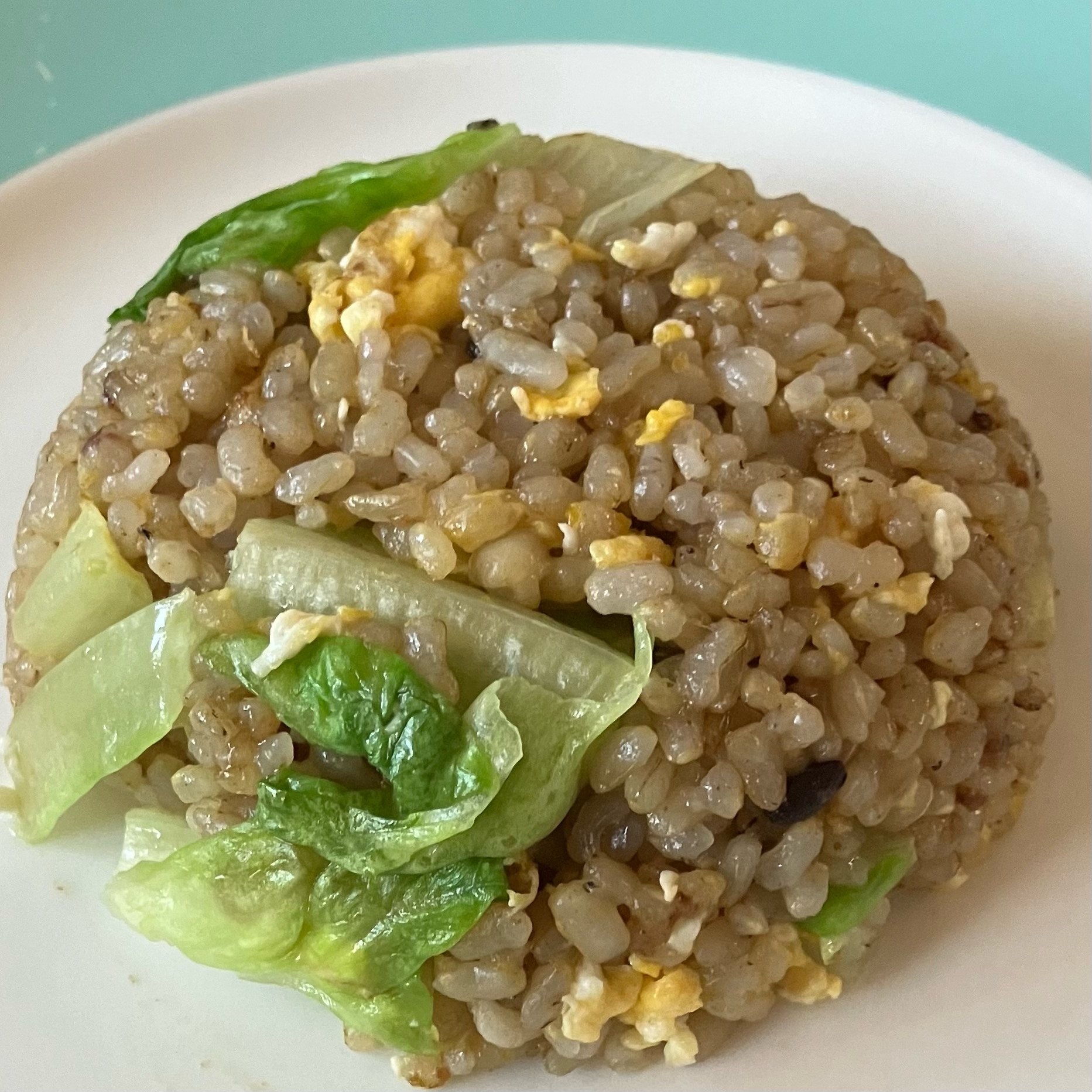 コストコ素材。残りの《アヒージョのオイルで炒飯》